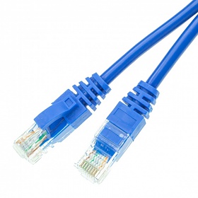 Patch cable UTP cat. 5e, 15.0 m, blue