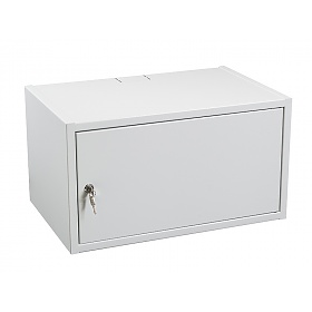 6U rack cabinet 19", wall-mounted, steel door, 350mm d.