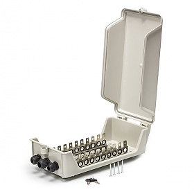 Distribution box, 100 pairs, outdoor