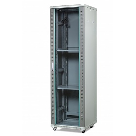 Server Cabinet, Rack 19", 42U, floor standing, glass door, 600mm d.