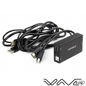 KVM dongle, Wave KVM , RJ-45 to USB+HDMI , kat.5 (WK-C5HDMI)