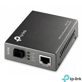 Media converter 10/100 Mbps RJ-45/SC, SM 1550nm, 20 km, WDM (TP-Link MC111CS-20)