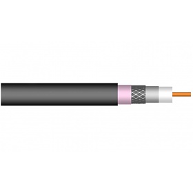 Coaxial cable RG-11/U Tri-shield, gel, 100 m