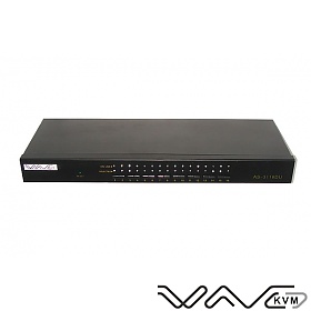 KVM switch, 16 to 1, PS/2 or USB console, PS/2 and USB PC ports, 19", Wave KVM