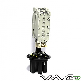 Fiber optic splice closure, 3x24 splices