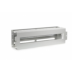 Voltage distribution panel 19" 3U, grey
