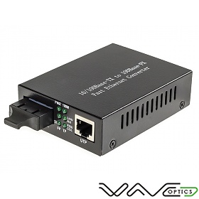 Media converter 10/100M RJ-45/SC, MM 1310nm, 2km