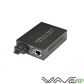 Gigabit media converter 10/100/1000M RJ-45/SC, MM 850nm, 550m