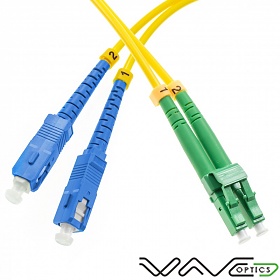 Patchcord SC/UPC-LC/APC, SM, 9/125 duplex, G652D fiber, 1 m