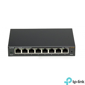 TP-Link TL-SG108E, Smart switch,   8x 10/1000 RJ-45, desktop 