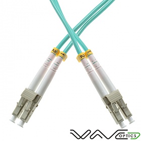 Fiber optic patch cord, LC/UPC-LC/UPC, MM, 50/125 duplex, OM3 fiber, 15m
