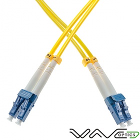Fiber optics patch cord, SM LC/UPC-LC/UPC, SM, 9/125 duplex, G652D fiber 3.0mm, L=2m
