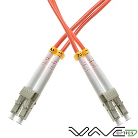 Fiber optic patch cord, LC/UPC-LC/UPC, MM, 50/125 duplex, OM2 fiber 3.0mm, L=2m