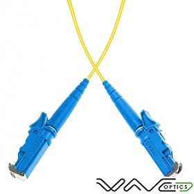 Fiber optic patch cord, E2000/UPC-E2000/UPC, SM, 9/125 simplex G652D fiber 3.0mm, L=2m