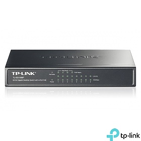 TP-Link TL-SF1008P, Unmanaged switch,  8x 10/1000 RJ-45, PoE 