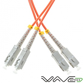 Patchcord SC/UPC-SC/UPC, MM, 62.5/125 duplex, OM1 fiber, 3 m