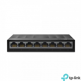 TP-Link LS1008G, Unmanaged switch, 8x 10/100/1000 RJ-45, desktop