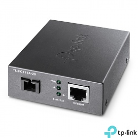 TP-Link TL-FC111A-20, Media converter 10/100 Mbps RJ-45/SC, SM 1550nm, 20 km, WDM