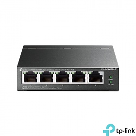 TP-Link TL-SF1005LP, Unmanaged switch, 5x 10/100 RJ-45, PoE, desktop