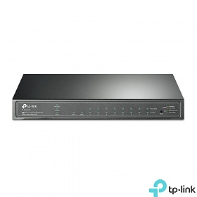 TP-Link TL-SG2210P, Smart switch, 8x 10/100/1000 RJ-45, PoE+, desktop