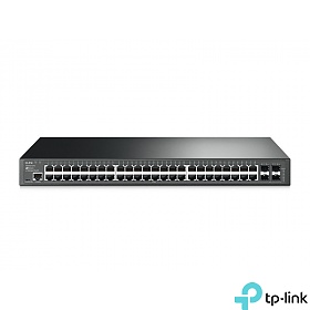 TP-Link TL-SG3452, Managed switch,  48x 10/100/1000 RJ-45, 4 slide-in SFP slot, 19"