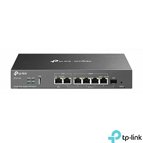 Gigabit VPN Router Omada, 2x 2.5G, 4x 10/100/1000 RJ-45, 1 SFP slots, desktop (TP-Link ER707-M2)
