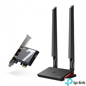 TP-Link Archer TBE550E, 9300Mbps Wireless Tri Band PCI-Express BE9300, Wi-Fi 7, Bluetooth 5.4