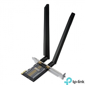 TP-Link Archer TBE400E, 6500Mbps Wireless Tri Band PCI-Express BE6500, Wi-Fi 7, Bluetooth 5.4