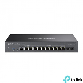 Gigabit VPN Router Omada, 2x 2.5G, 8x 10/100/1000 RJ-45, 2 SFP slots, 19" (TP-Link ER7412-M2)