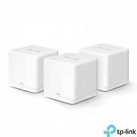 Router Mesh Halo H60X 3-pack, Wi-Fi 6, AX1500 (TP-Link Mercusys Halo H60X(3-pack))
