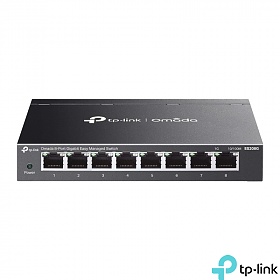TP-Link ES208G, Smart switch,  8x 10/100/1000 RJ-45, desktop
