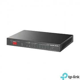 TP-Link Mercusys MS110GMP, Unmanaged switch, 10x 10/100/1000 RJ-45, PoE+, desktop