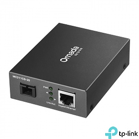 TP-Link MC212CS-20, Media converter 10/100 Mbps RJ-45/SC, SM 1310nm, 20 km, WDM