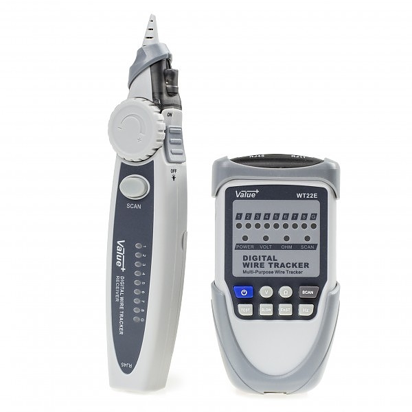 Digital cable tracker and cable tester WT22E 