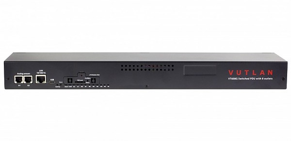 Vutlan VT608G, Power distribution unit 2x analog, 1xCAN, 8x 230V