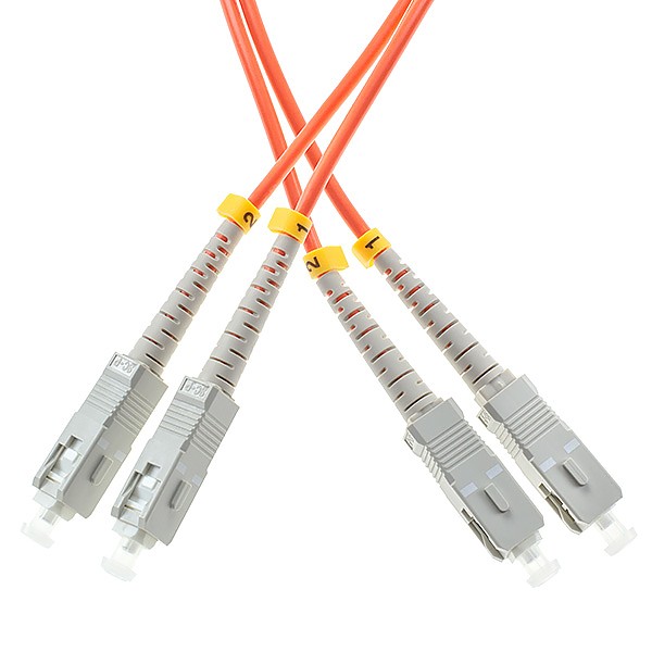 Patchcord SC/UPC-SC/UPC, MM, 50/125 duplex, OM2 fiber, 0.5 m 