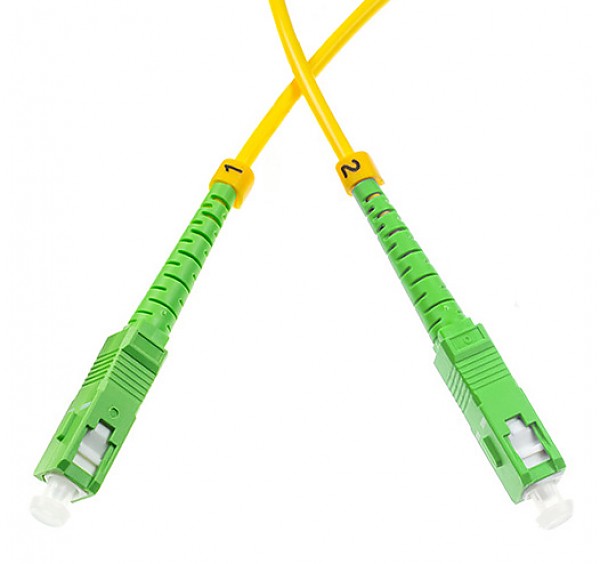 Patchcord SC/APC-SC/APC, SM, 9/125 simplex, G657A1 fiber, 3 m 