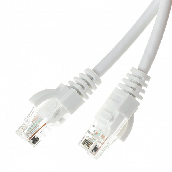 UTP Patch cable, cat.6, 3m, white, LSOH