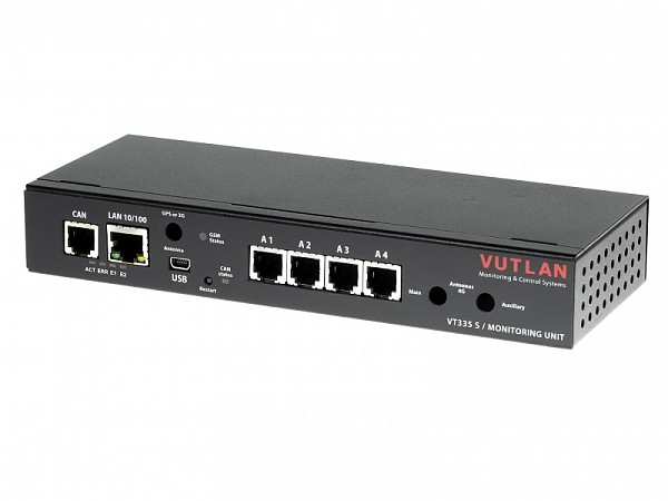 MINI Monitoring unit; 4x analog; 1 x CAN 48V DC (Vutlan VT335 S DC) 