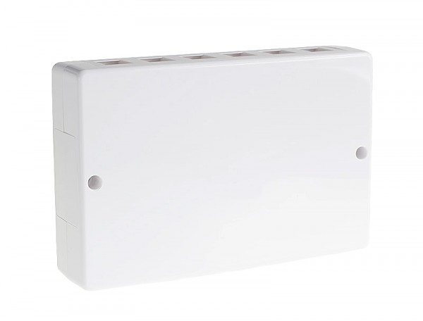 Surface-mount box, keystone 2x6 