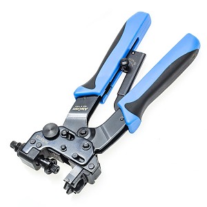 Compression crimping tool for F, BNC & RCA compression connectors with adjustment for crimping different length of connectors (Hanlong HT-H510B) 