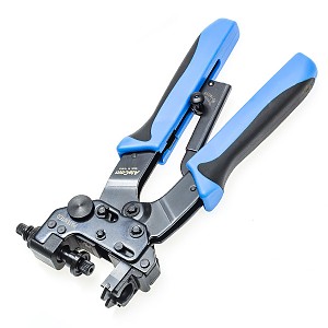 Compression crimping tool for F, BNC & RCA compression connectors with adjustment for crimping different length of connectors (Hanlong HT-H510B) 