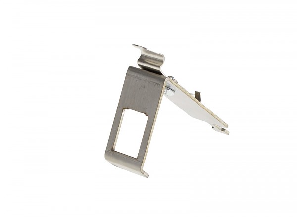 Frame for keystone jack 1 Port, DIN rail mounted 