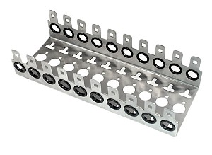 Mounting frame for 10 pairs module, 10 ways 
