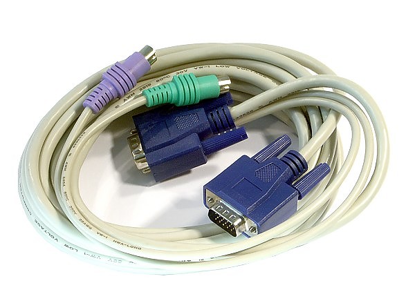 KVM cable, Oxca , M-P15F, PS/2, 5.0 m (KC-1505) 