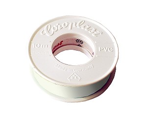 Insulating tape white PVC 