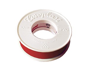 Insulating tape red PVC 