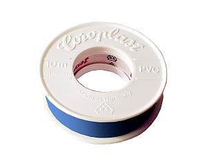 Insulating tape blue PVC 