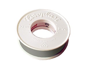 Insulating tape grey PVC 