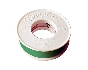 Insulating tape green PVC 